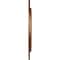 Ekena Millwork Loera Ceiling Medallion (Canopies up to 6 1/4"), 26 5/8"OD x 4 1/2"ID x 1 3/8"P, Polished Copper CM26LOPOS - alternate 3